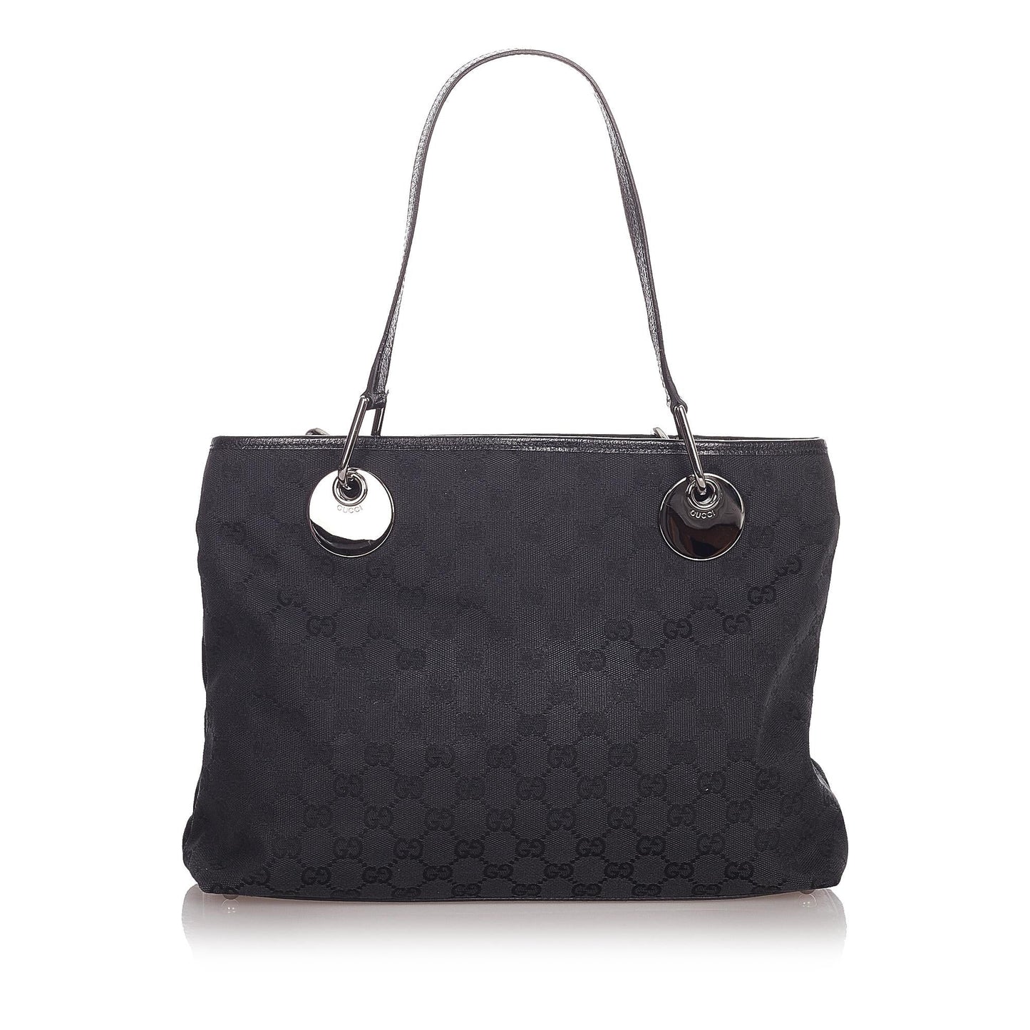 Gucci GG Eclipse SHG Canvas Black Shoulder Bag 9