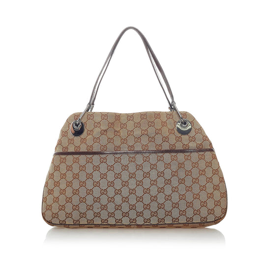 Gucci GG Eclipse SHG Canvas Brown Shoulder Bag 10