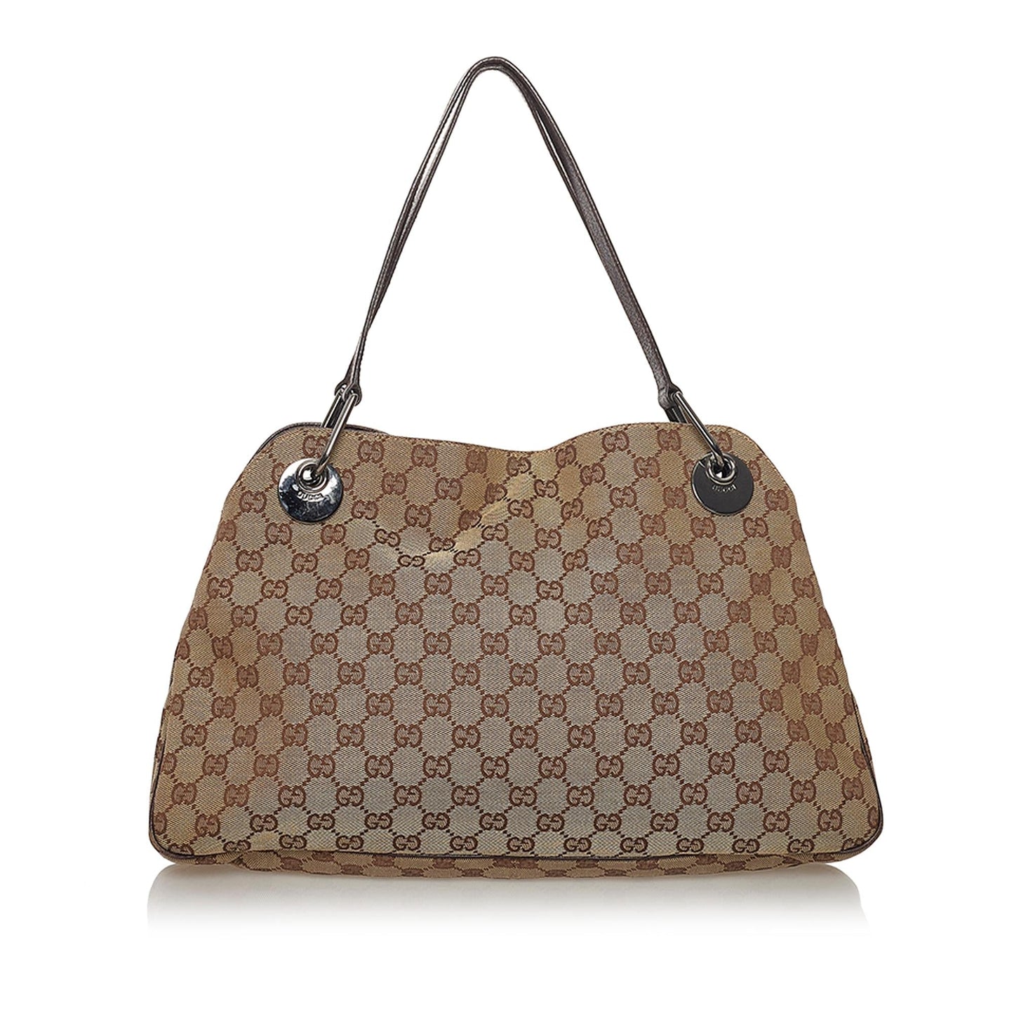 Gucci GG Eclipse SHG Canvas Brown Shoulder Bag Bag Shg