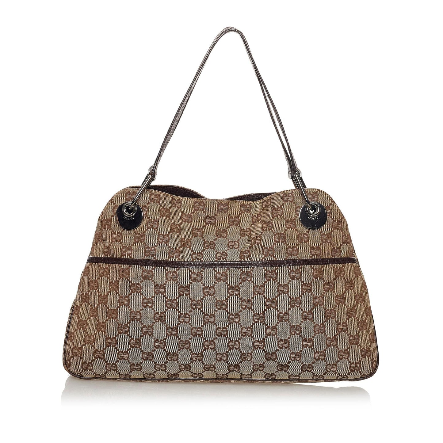 Gucci GG Eclipse SHG Canvas Brown Shoulder Bag Bag Shg