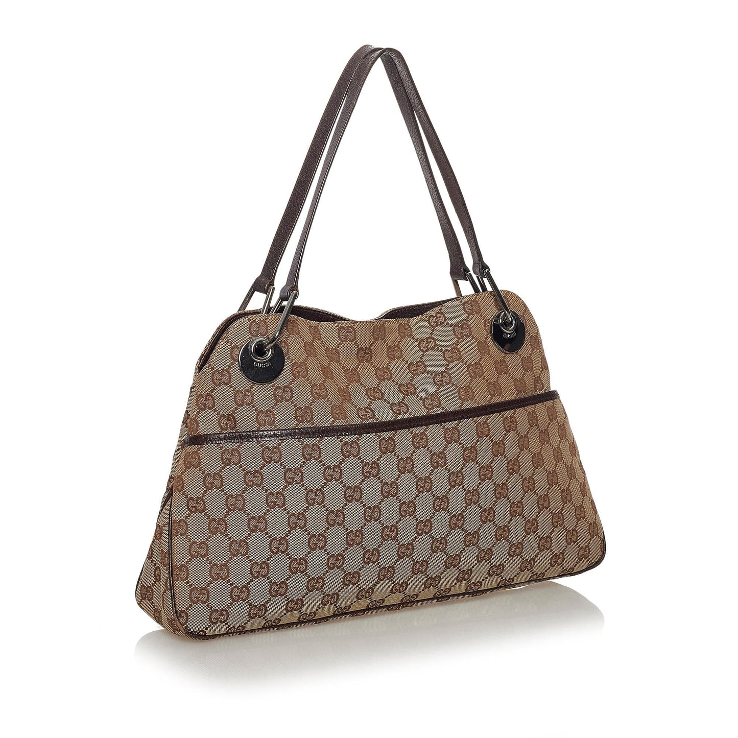 Gucci GG Eclipse SHG Canvas Brown Shoulder Bag Bag Shg