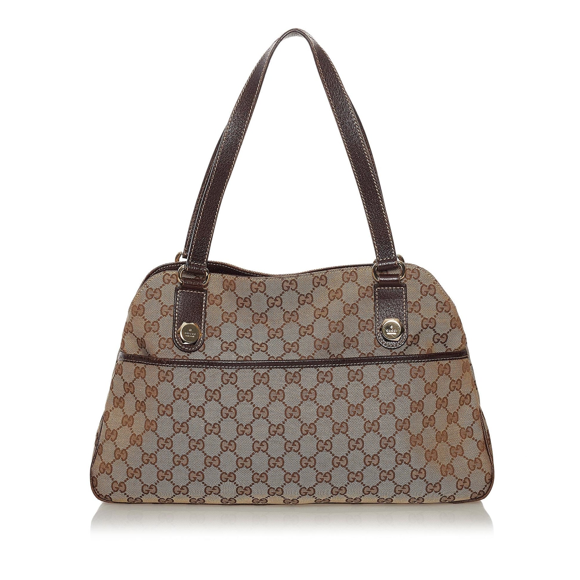 Gucci GG Eclipse SHG Canvas Brown Shoulder Bag 3