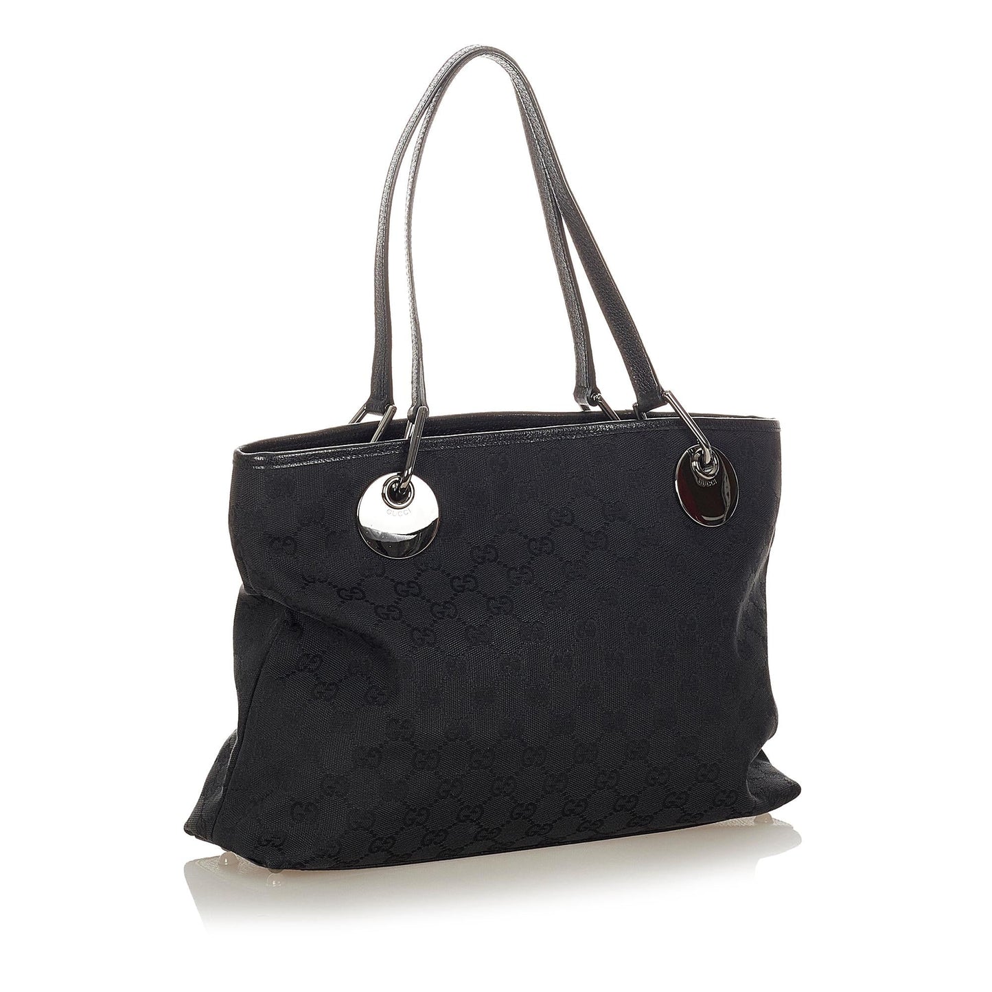 Gucci GG Eclipse SHG Canvas Black Shoulder Bag