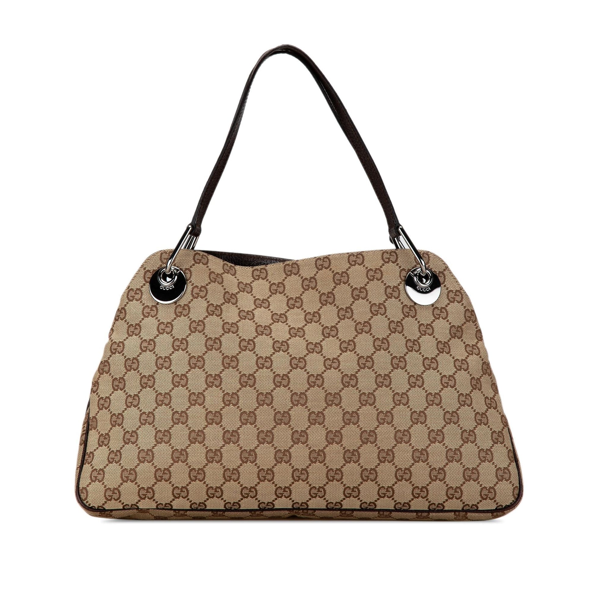 Gucci GG Eclipse SHG-MVXroO Canvas Calf Brown Shoulder Bag