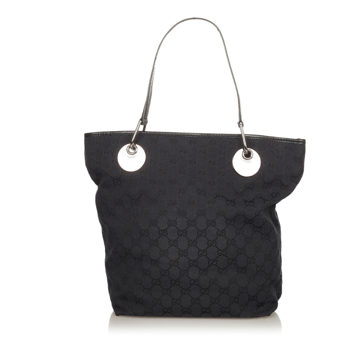 Gucci GG Eclipse SHG Canvas Black Tote Bag Bag Shg