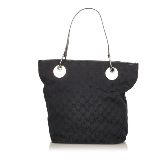 Gucci GG Eclipse SHG Canvas Black Tote Bag Bag Shg