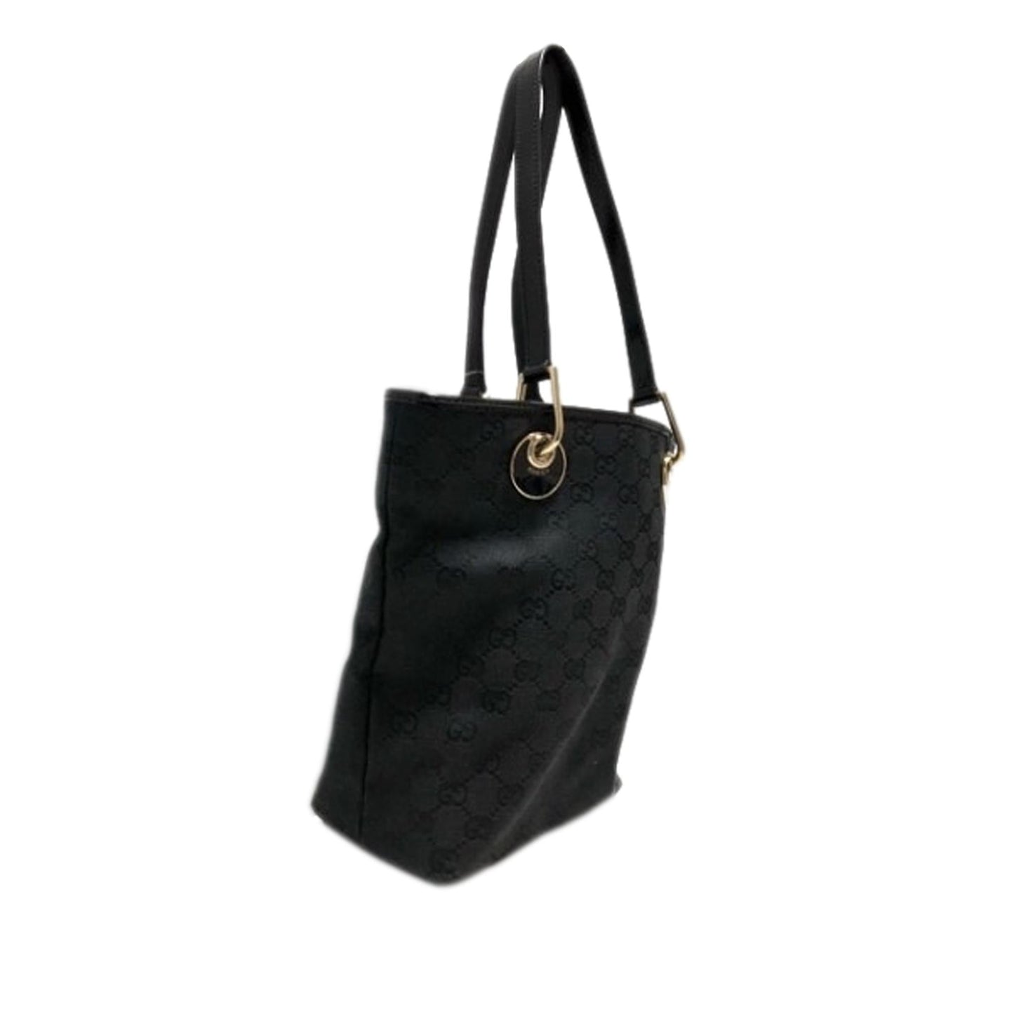 Gucci GG Eclipse SHG Canvas Calf Black Tote Bag