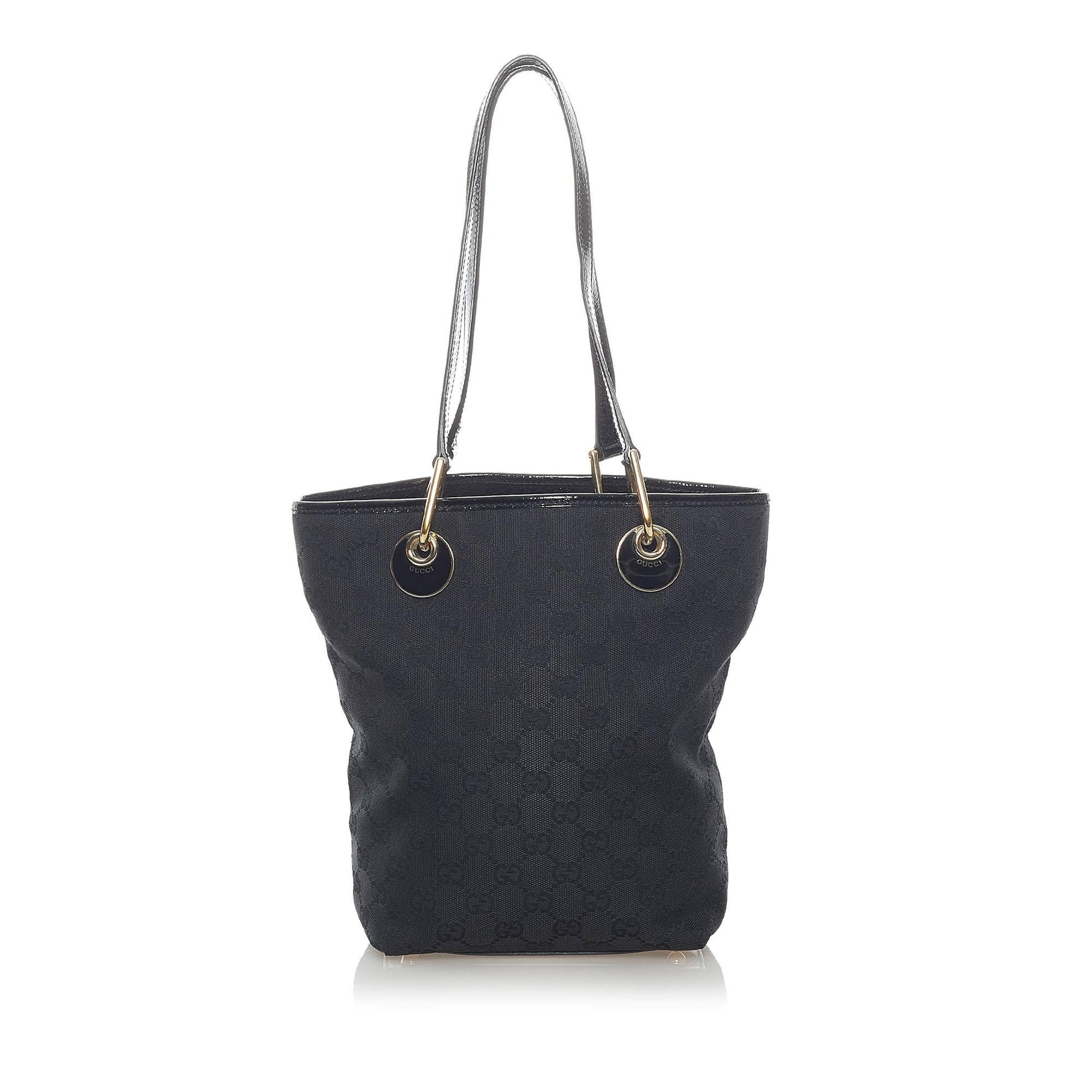 Gucci GG Eclipse SHG Canvas Black Tote Bag 4