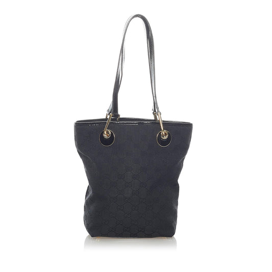 Gucci GG Eclipse SHG Canvas Black Tote Bag 4