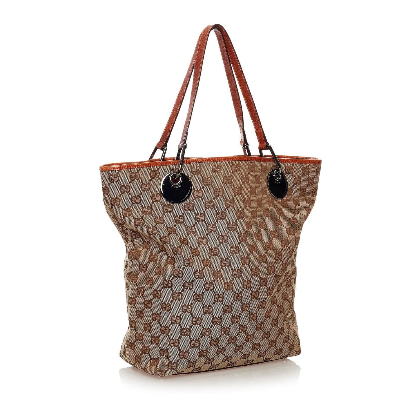 Gucci GG Eclipse SHG Canvas Brown Tote Bag Bag Shg