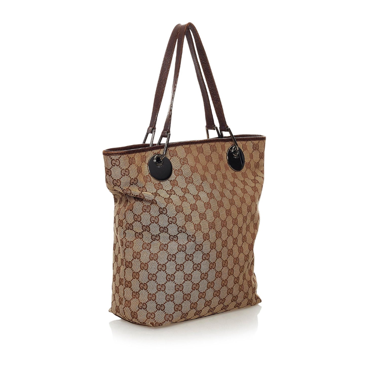 Gucci GG Eclipse SHG Canvas Brown Tote Bag 3