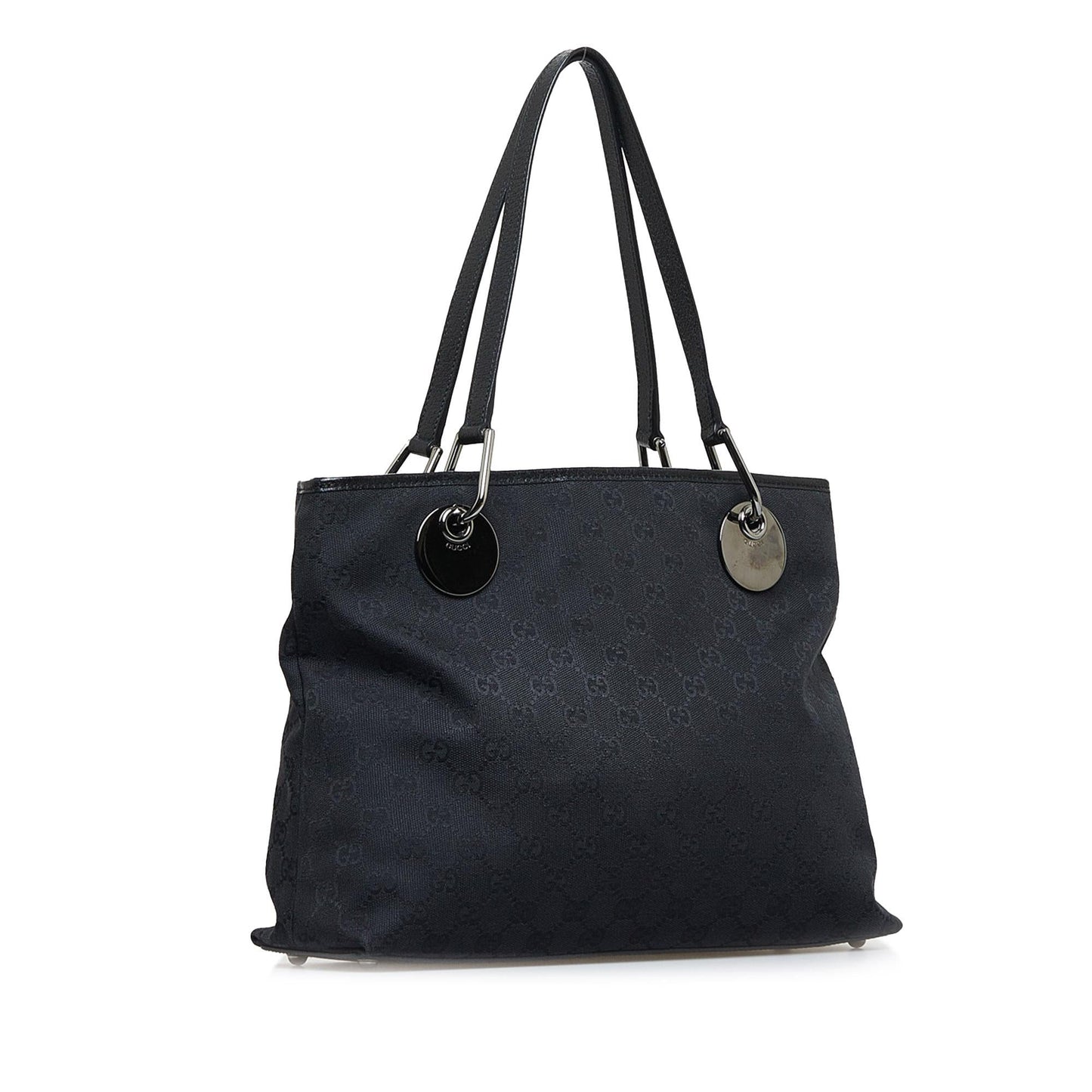 Gucci GG Eclipse SHG-wvHmam Canvas Black Tote Bag