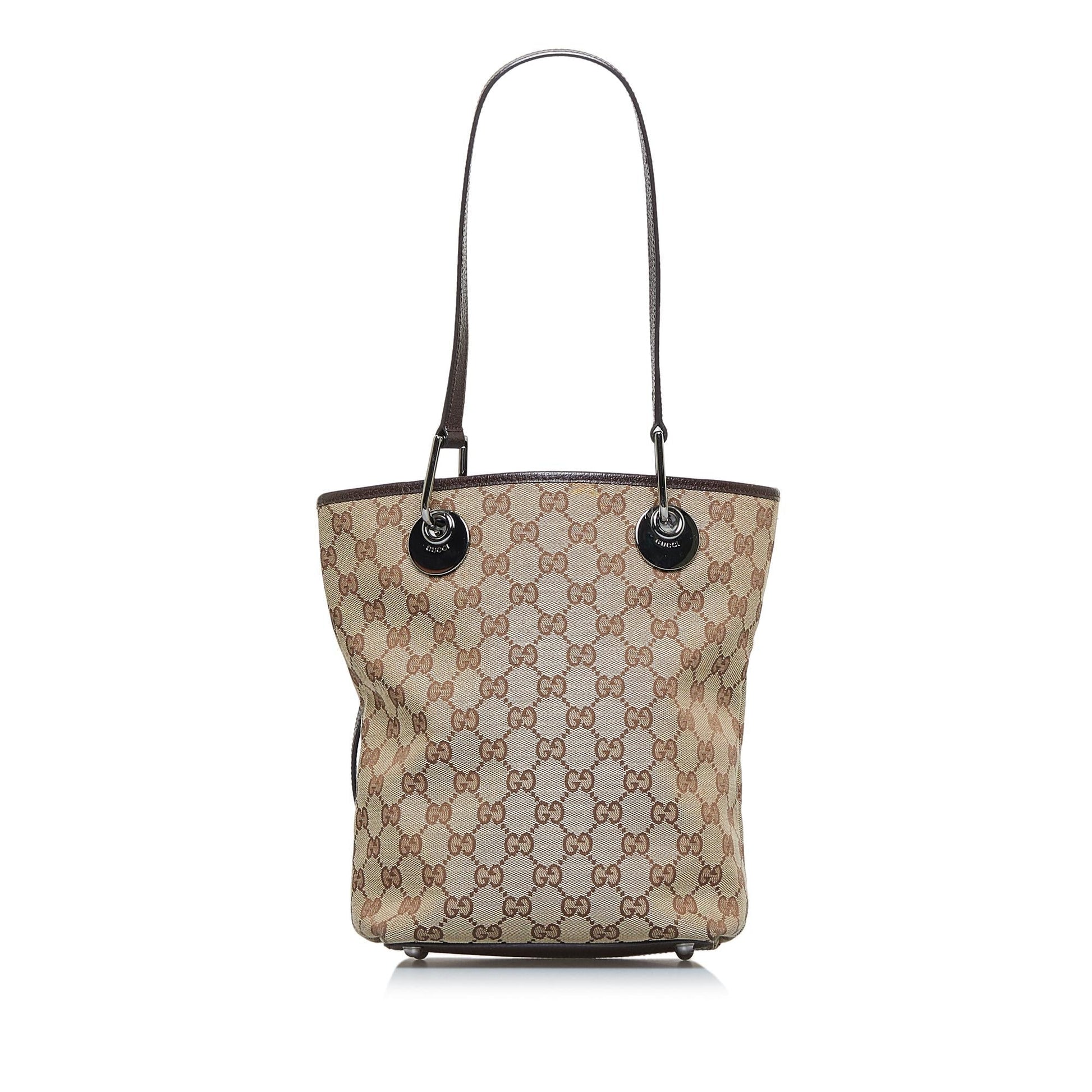 Gucci GG Eclipse SHG-hRWN1o Canvas Brown Tote Bag
