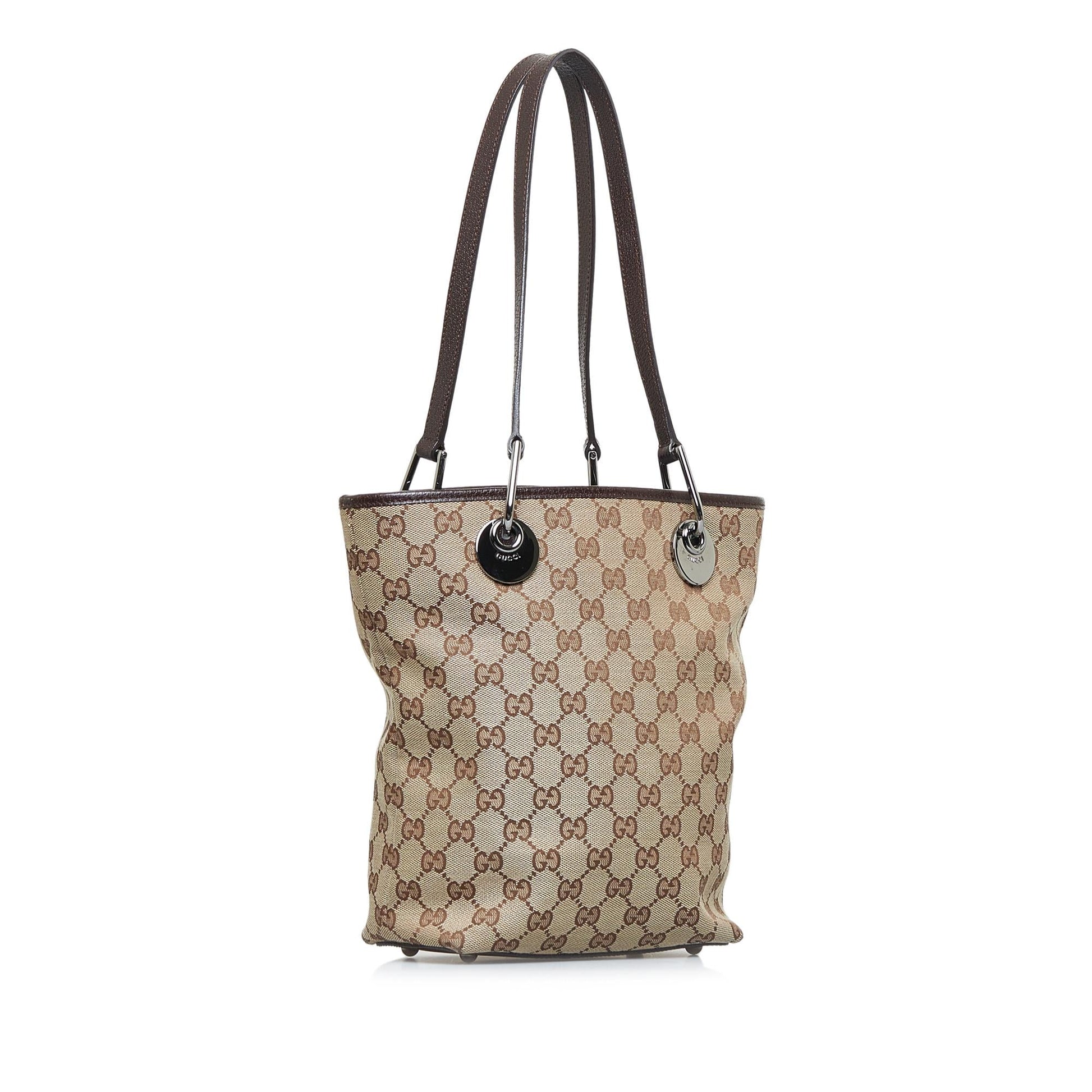Gucci GG Eclipse SHG-hRWN1o Canvas Brown Tote Bag