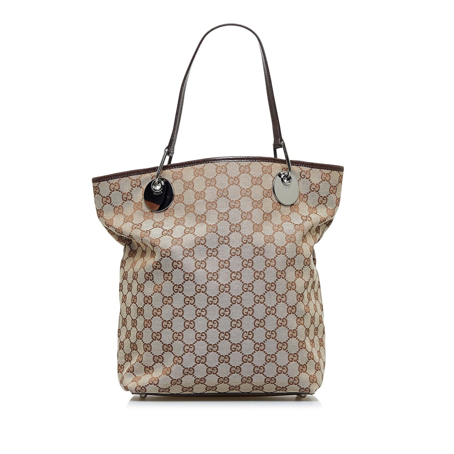 Gucci GG Eclipse SHG-jVoOHK Canvas Brown Tote Bag