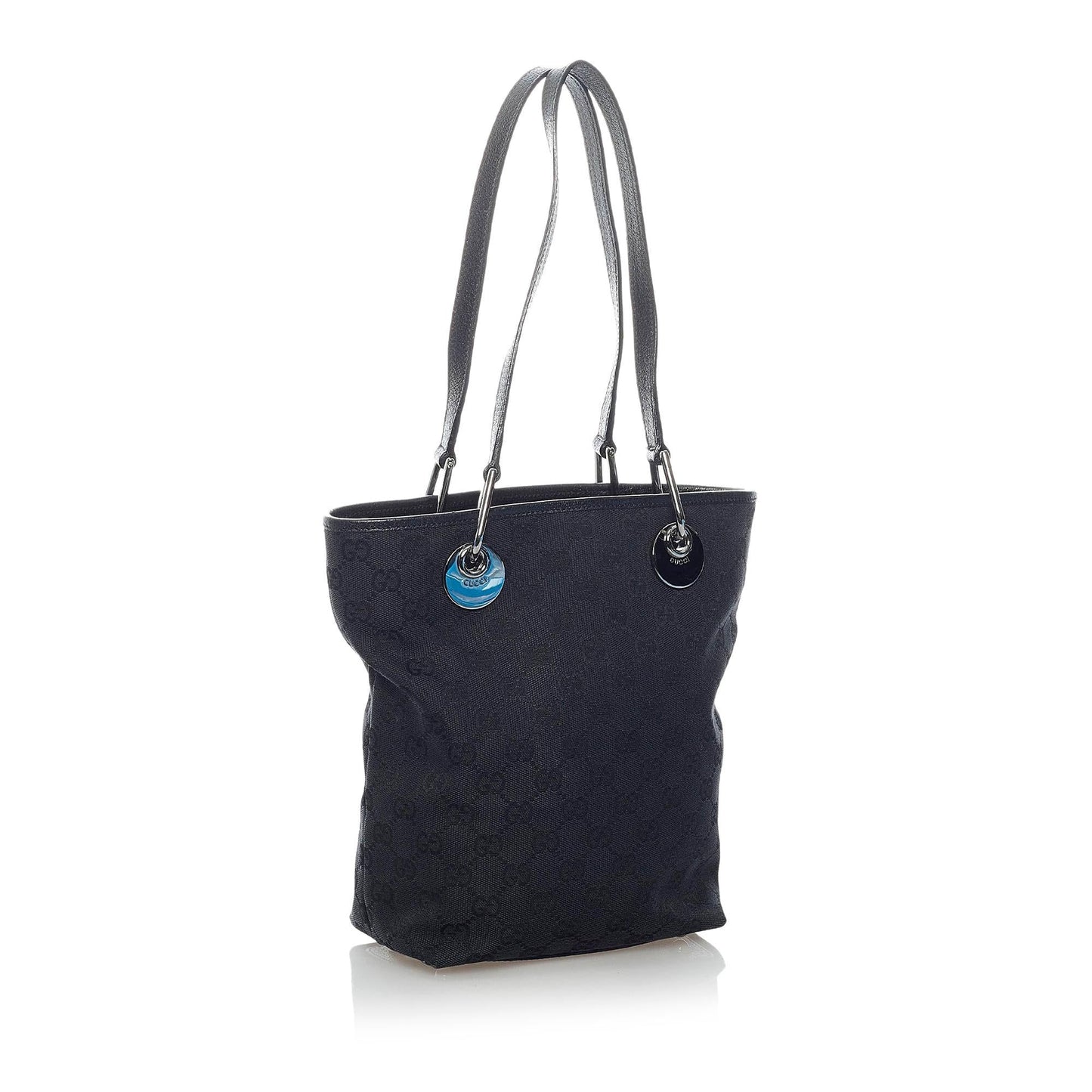 Gucci GG Eclipse SHG Canvas Calf Black Tote Bag Tote Shg