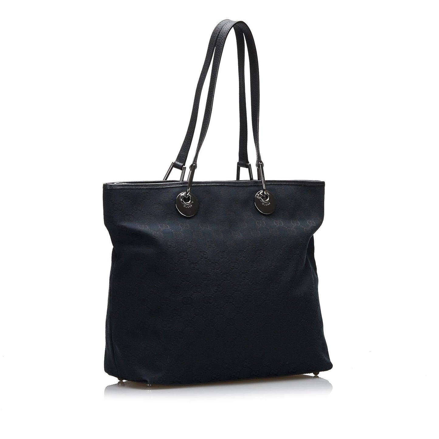 Gucci GG Eclipse SHG-c0MN9M Canvas Calf Black Tote Bag