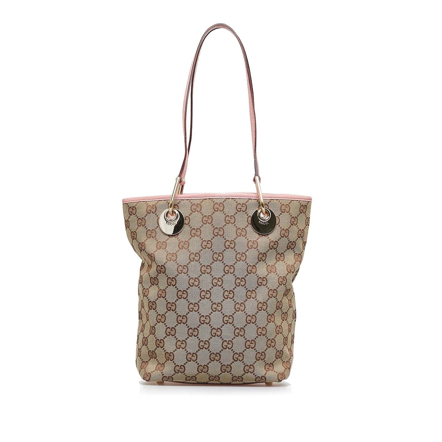 Gucci GG Eclipse SHG-0u46Wb Canvas Brown Tote Bag