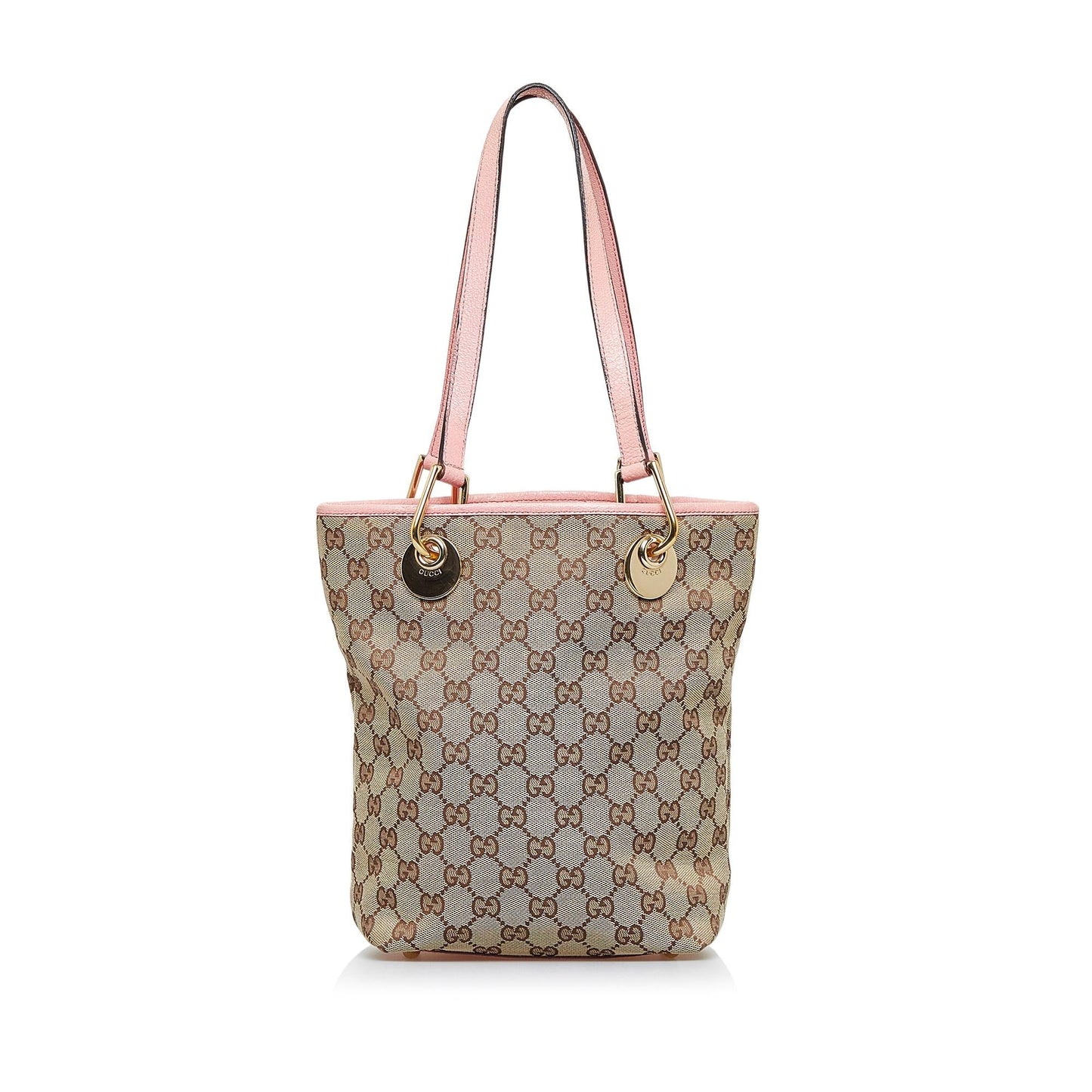 Gucci GG Eclipse SHG-Yam187 Canvas Brown Pink Tote Bag
