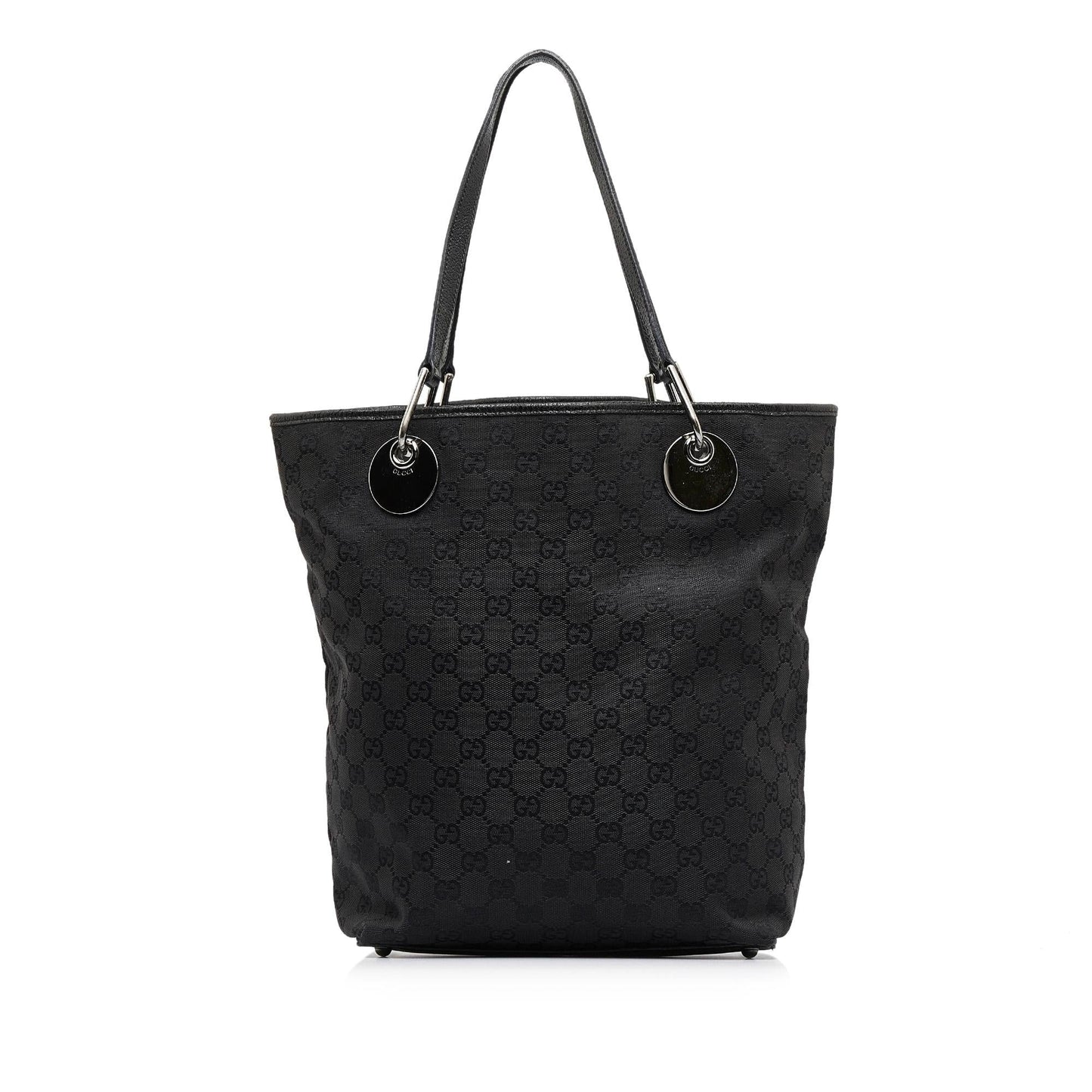 Gucci GG Eclipse SHG-9BcTJq Canvas Calf Black Tote Bag