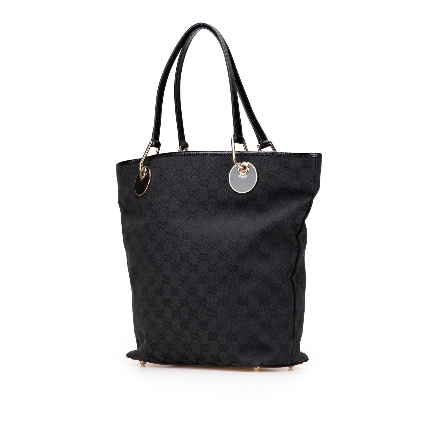 Gucci GG Eclipse Canvas Black Tote Bag