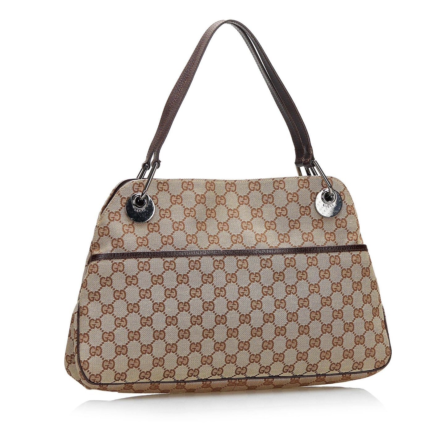 Gucci GG Eclipse SHG-A8lqxB Canvas Brown Tote Bag