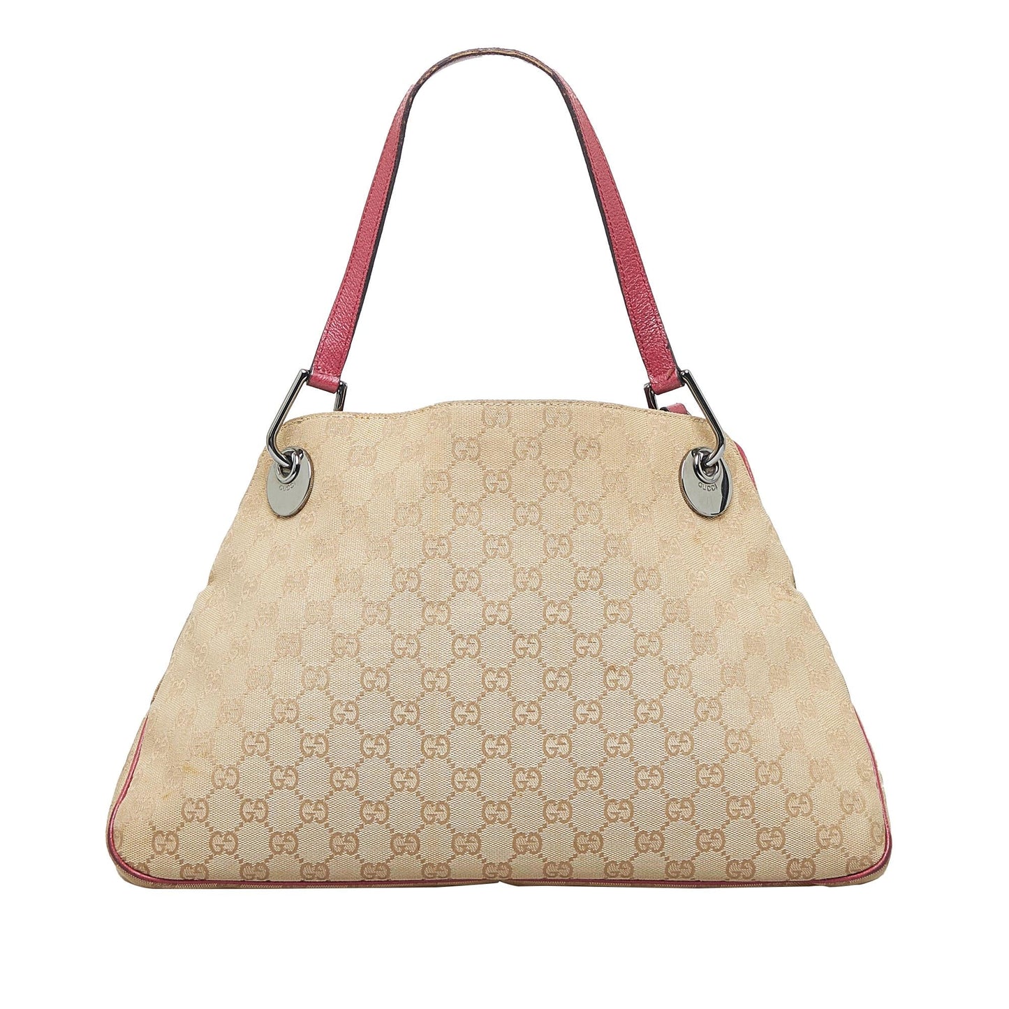 Gucci GG Eclipse SHG-aVKQgb Canvas Calf Brown Red Shoulder Bag