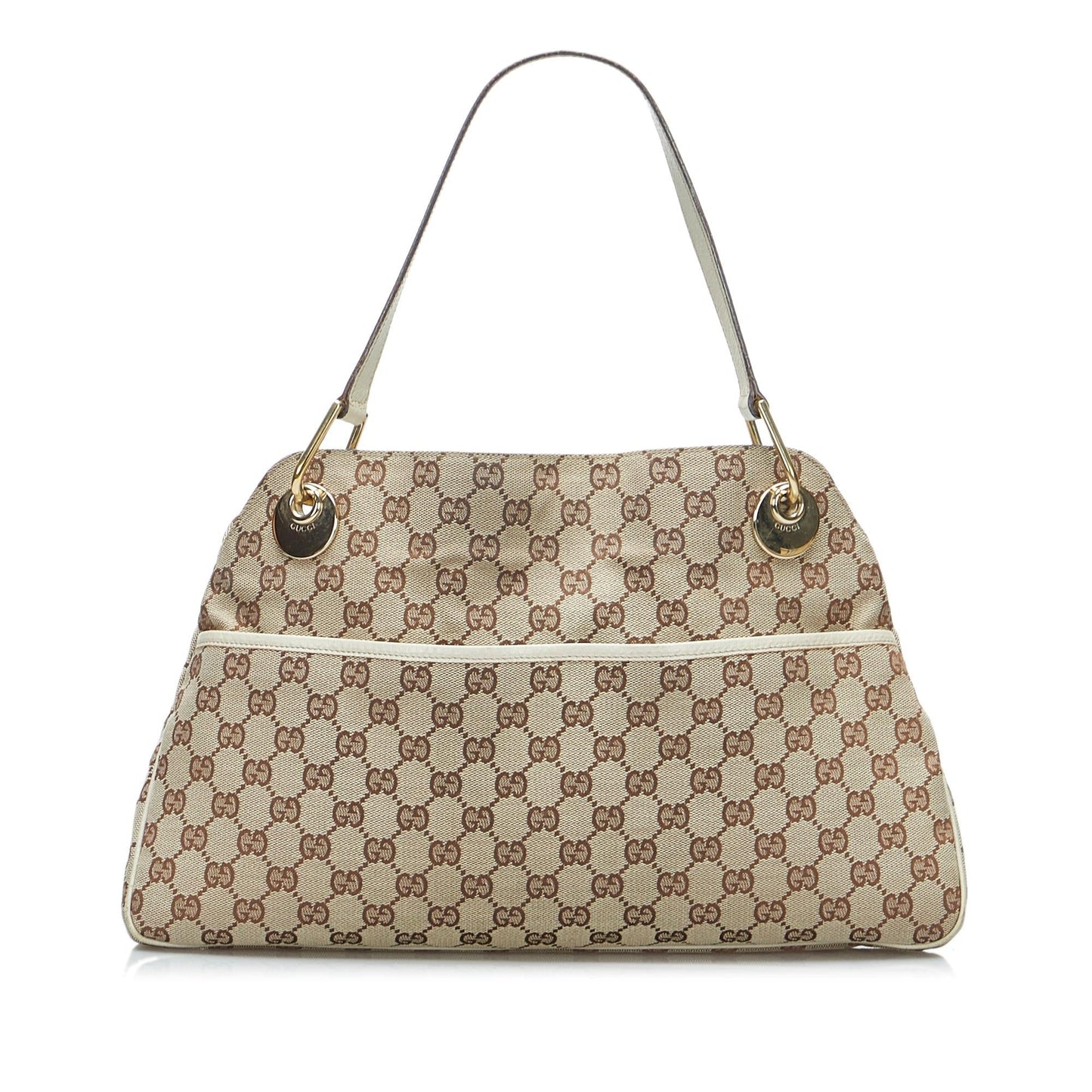 Gucci GG Eclipse SHG-C2gVnU Canvas Brown Shoulder Bag