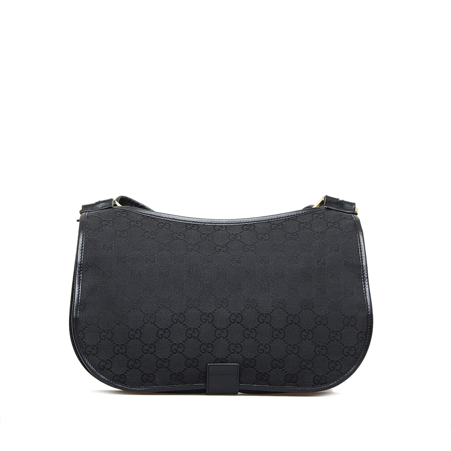 Gucci GG SHG-tltDgF Canvas Black Flap Shoulder Bag