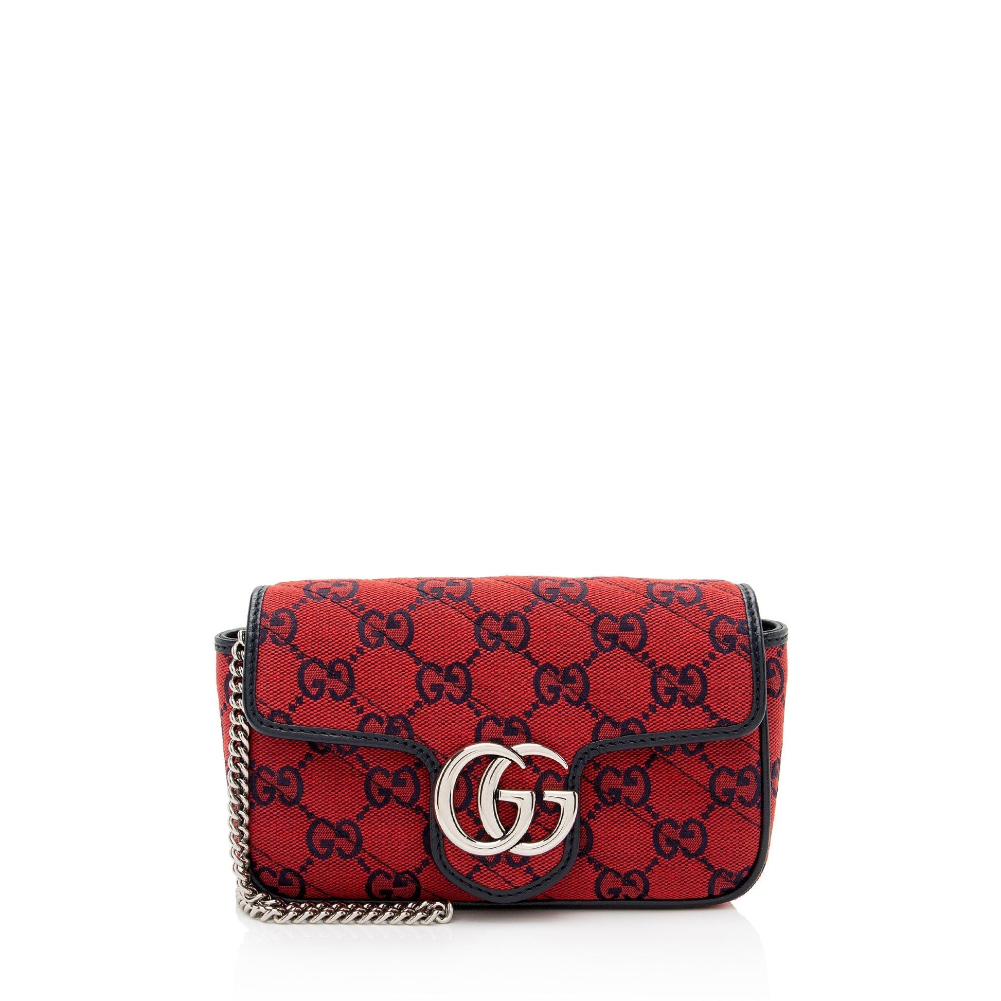 Gucci Marmont Bag Canvas Mini Crossbody Bag