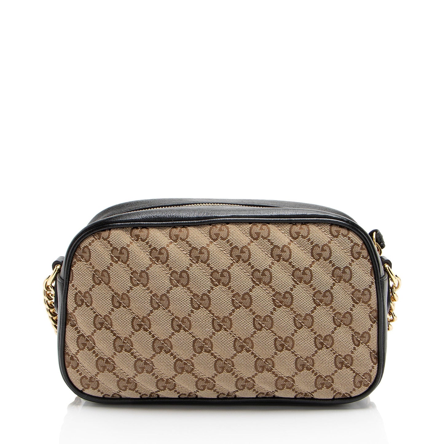 Gucci GG Marmont Camera Matelasse Leather Canvas Black Crossbody Bag Bag 2