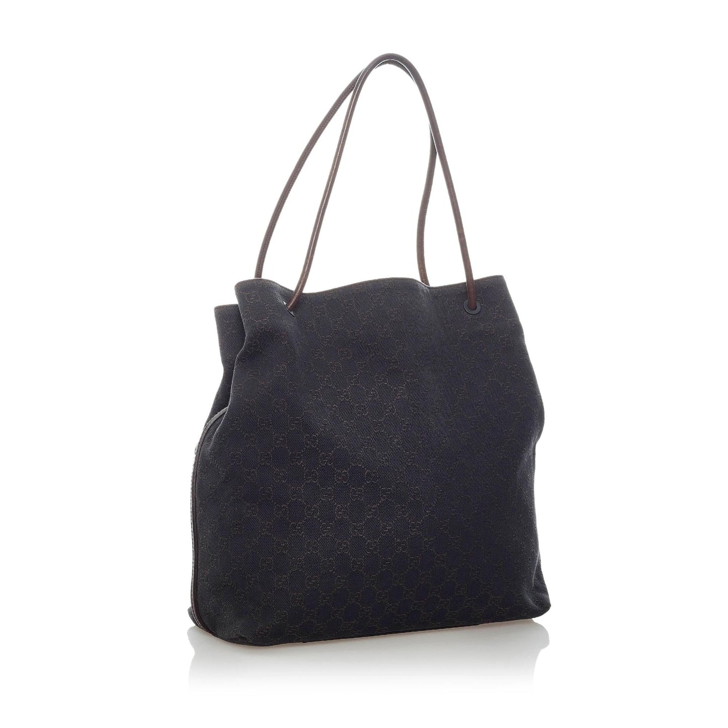 Gucci GG Gifford SHG Canvas Black Brown Tote Bag