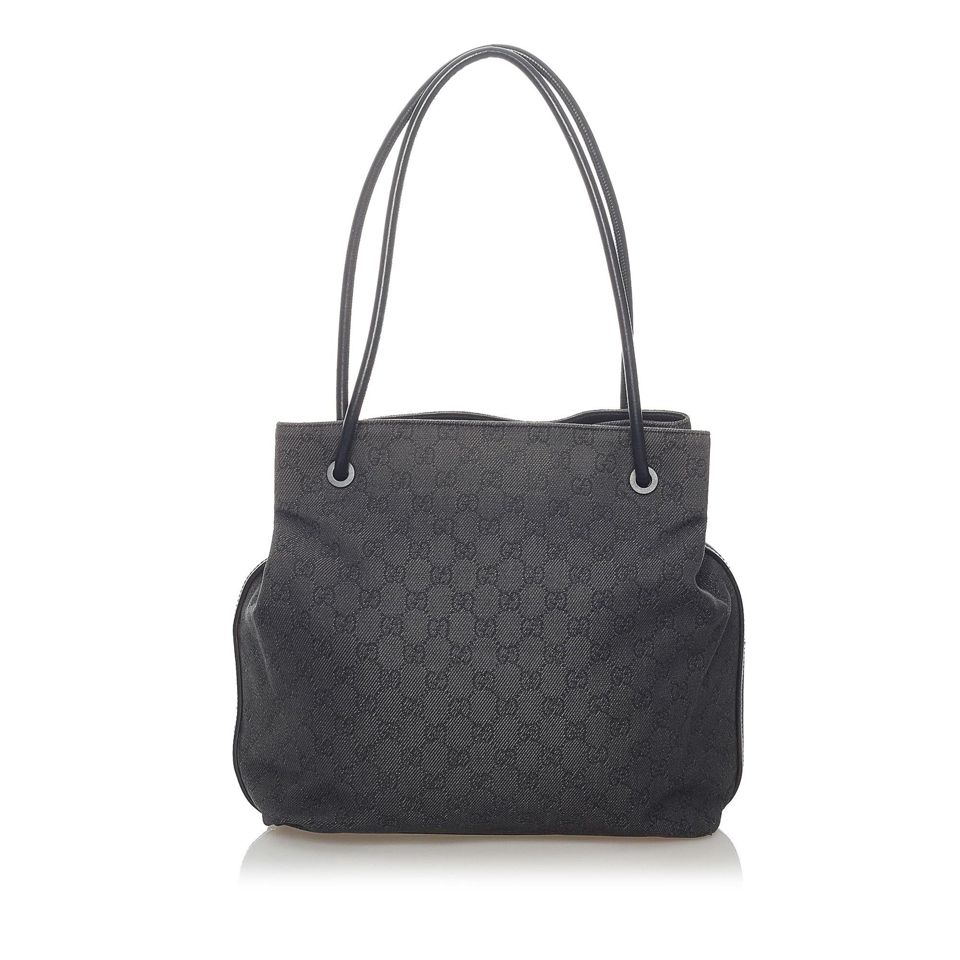 Gucci GG Gifford SHG Canvas Black Tote Bag