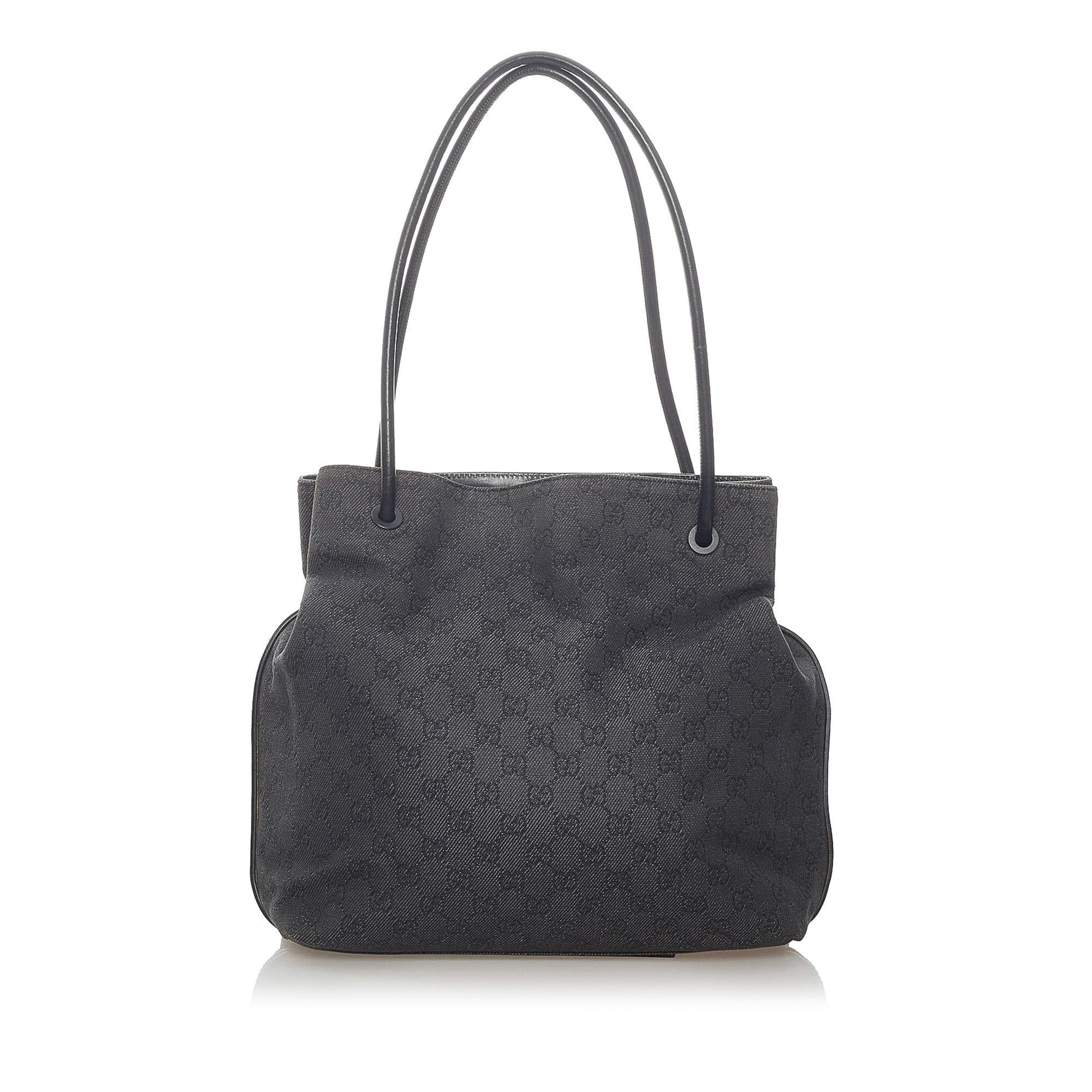 Gucci GG Gifford SHG Canvas Black Tote Bag