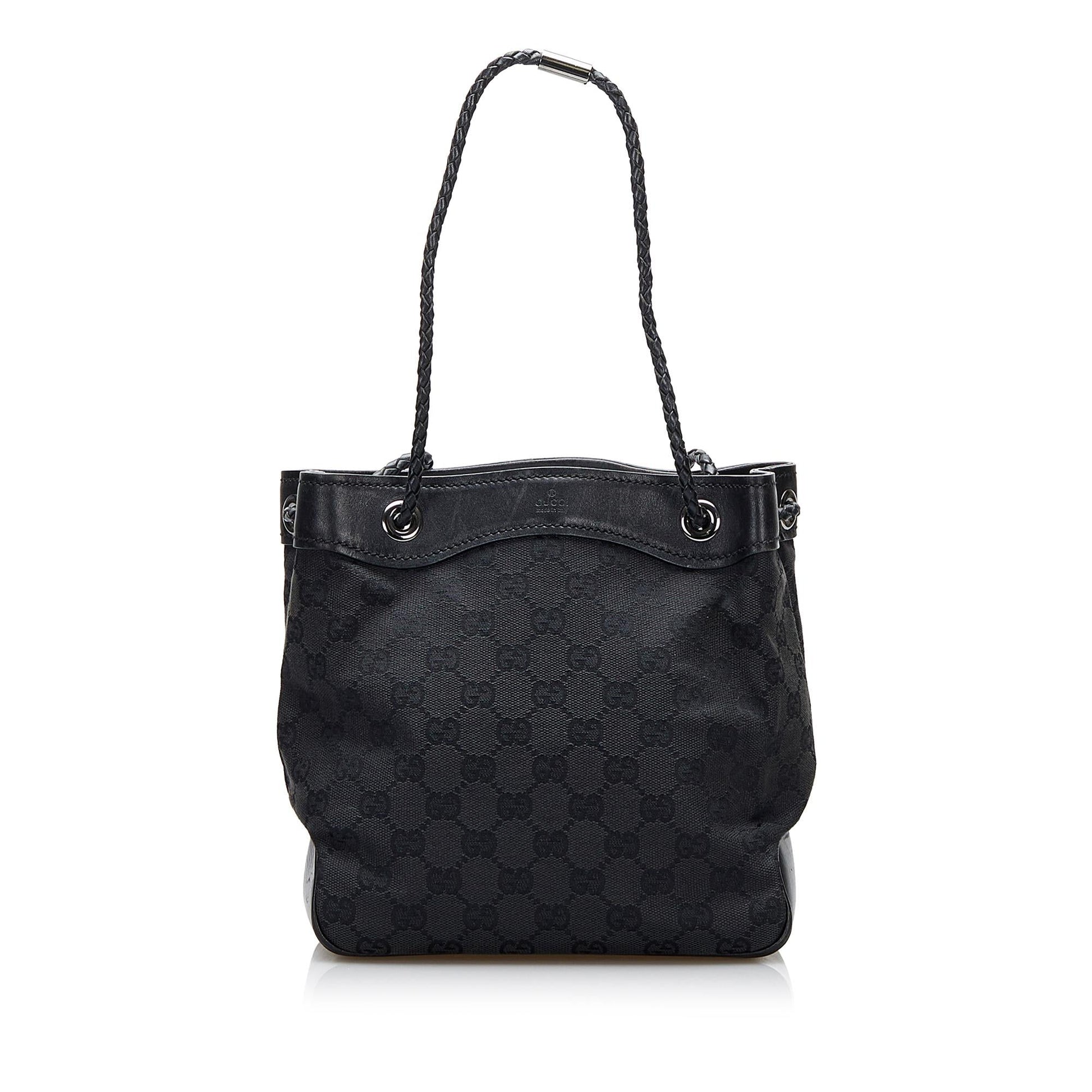 Gucci GG Gifford SHG-jjXEE4 Canvas Black Tote Bag