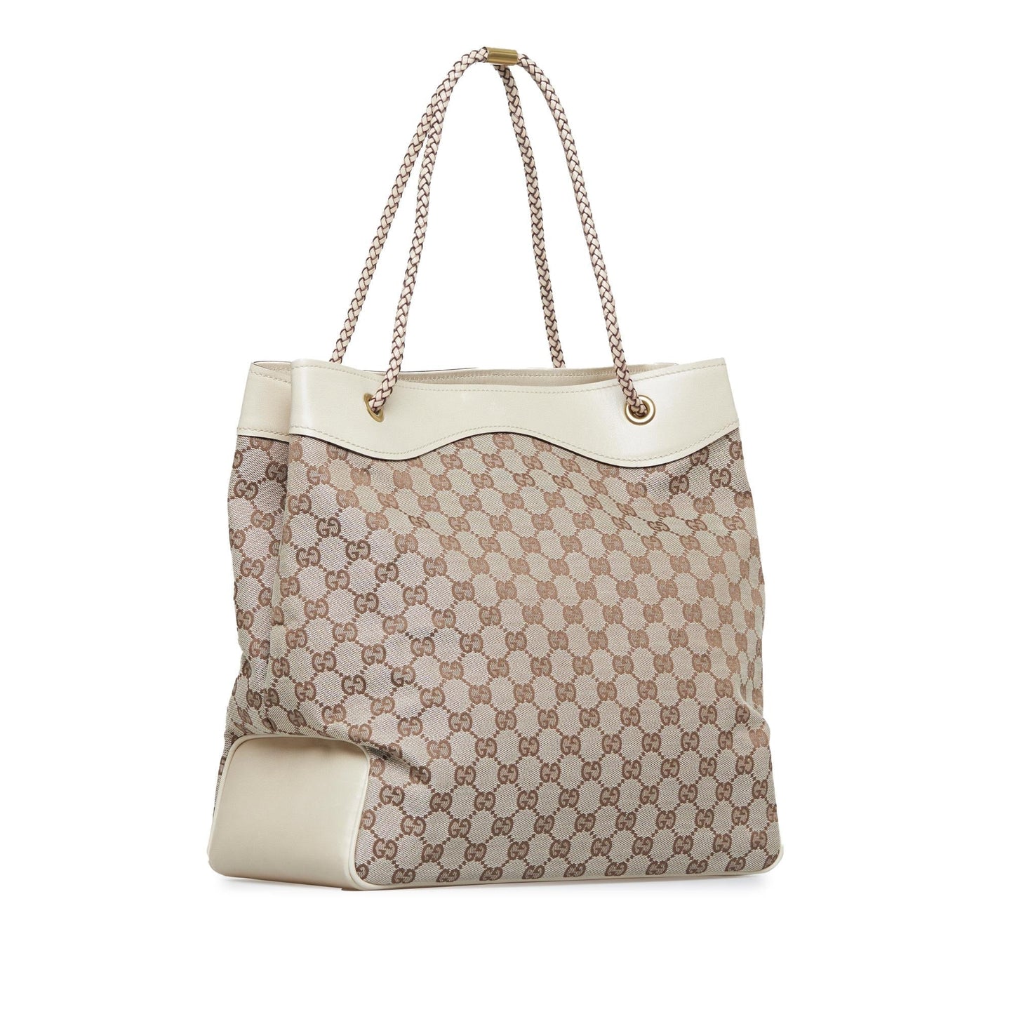 Gucci GG Gifford SHG-6 A3x Canvas Brown Tote Bag