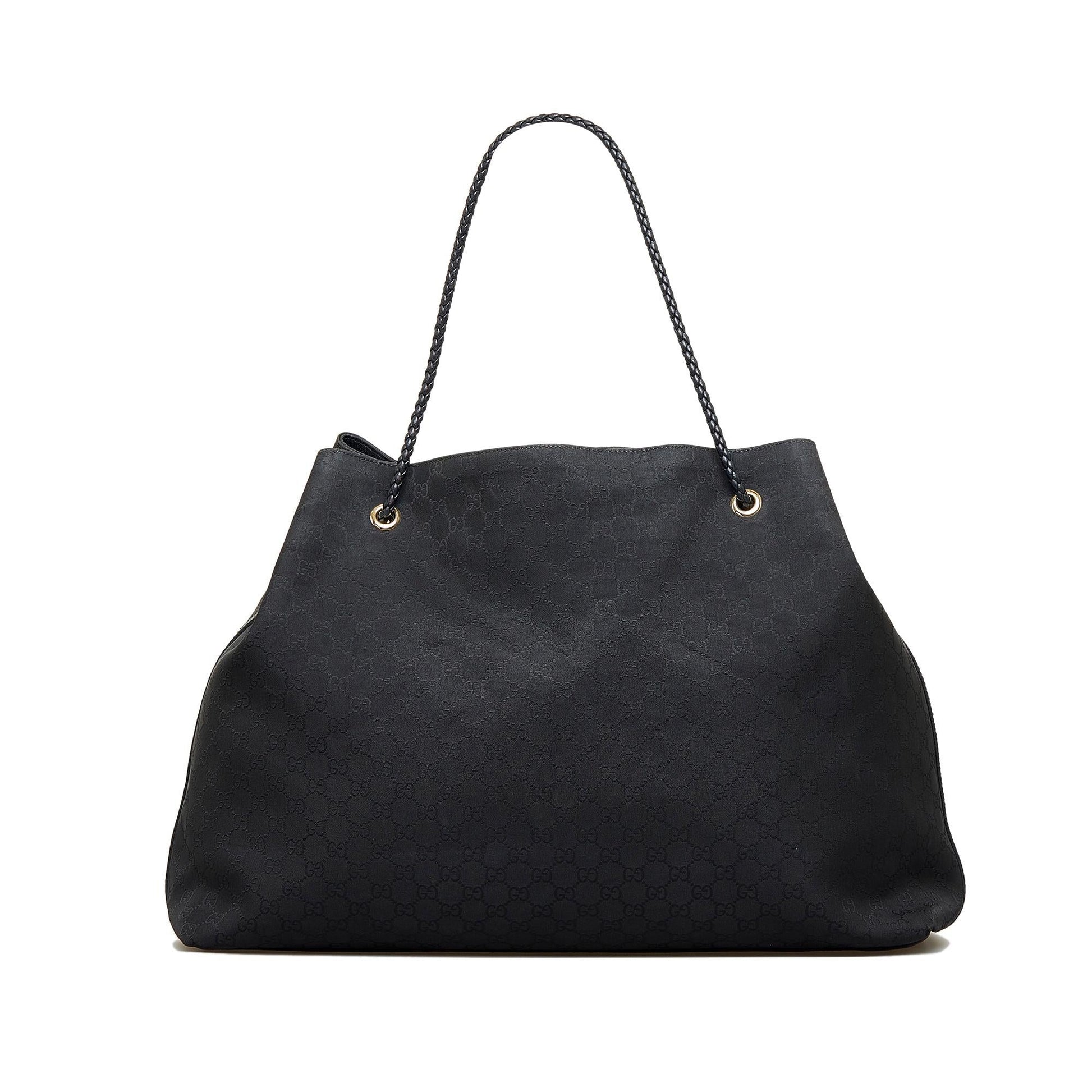 Gucci GG Gifford SHG-Ef16Wj Canvas Black Tote Bag