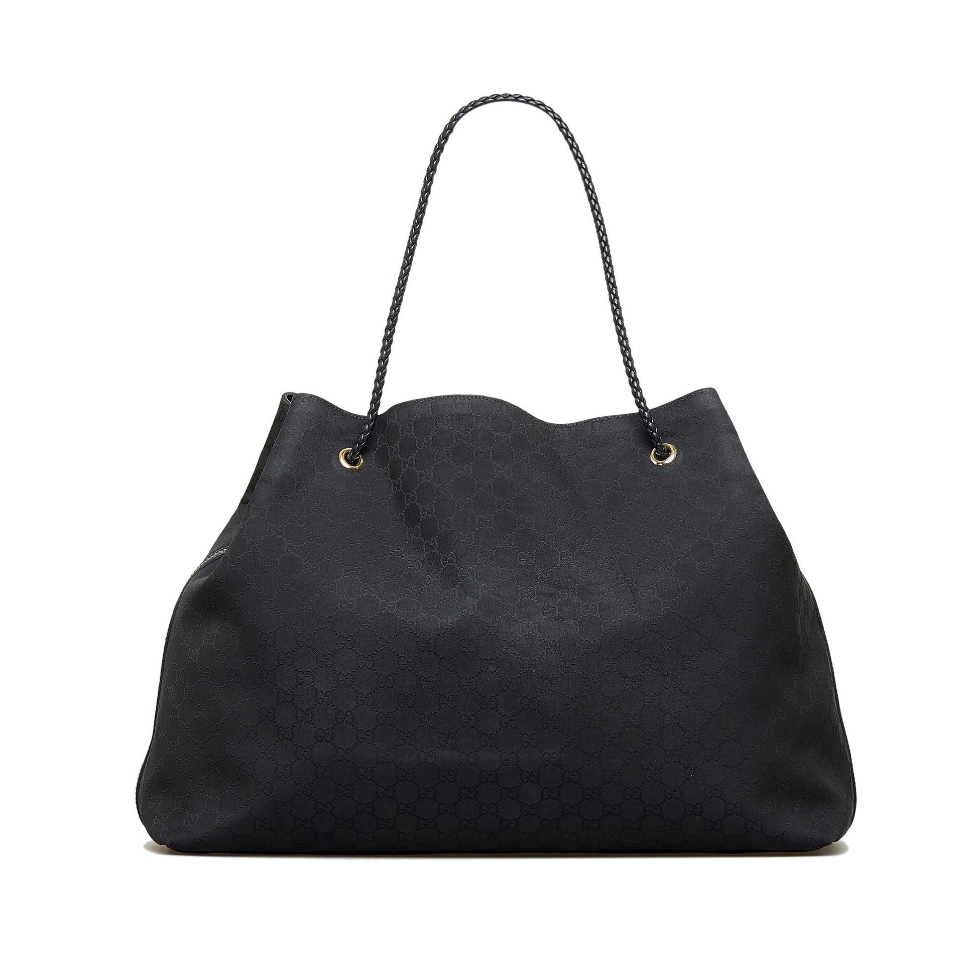 Gucci GG Gifford SHG-Ef16Wj Canvas Black Tote Bag