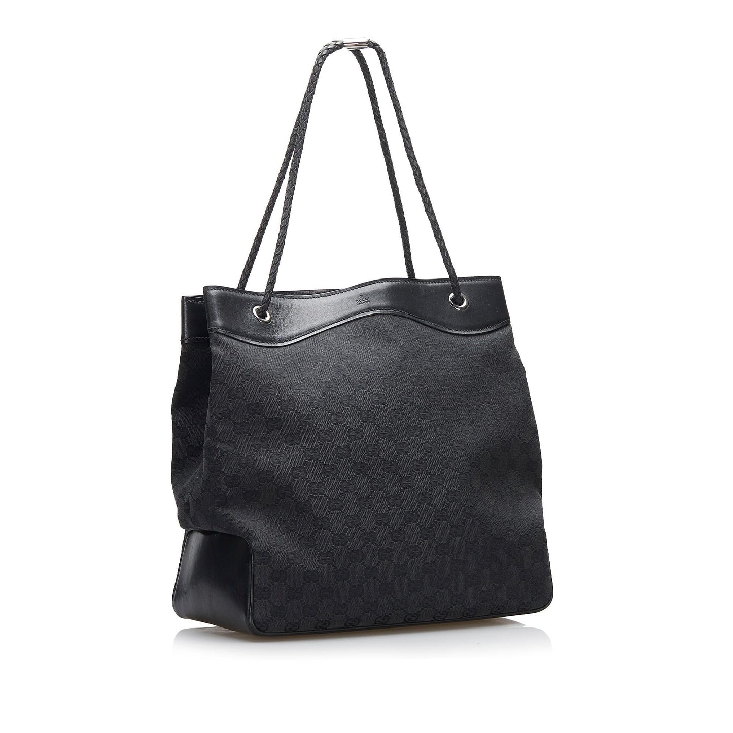 Gucci GG Gifford SHG-jZnCv0 Canvas Calf Black Tote Bag