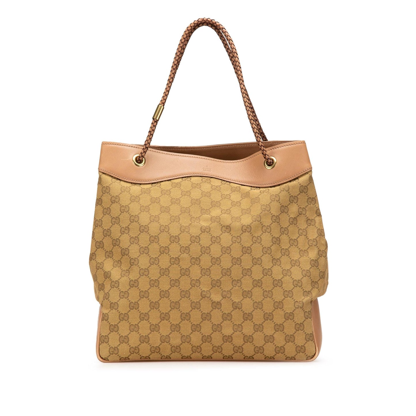 Gucci GG Gifford Canvas Calf Orange Tote Bag
