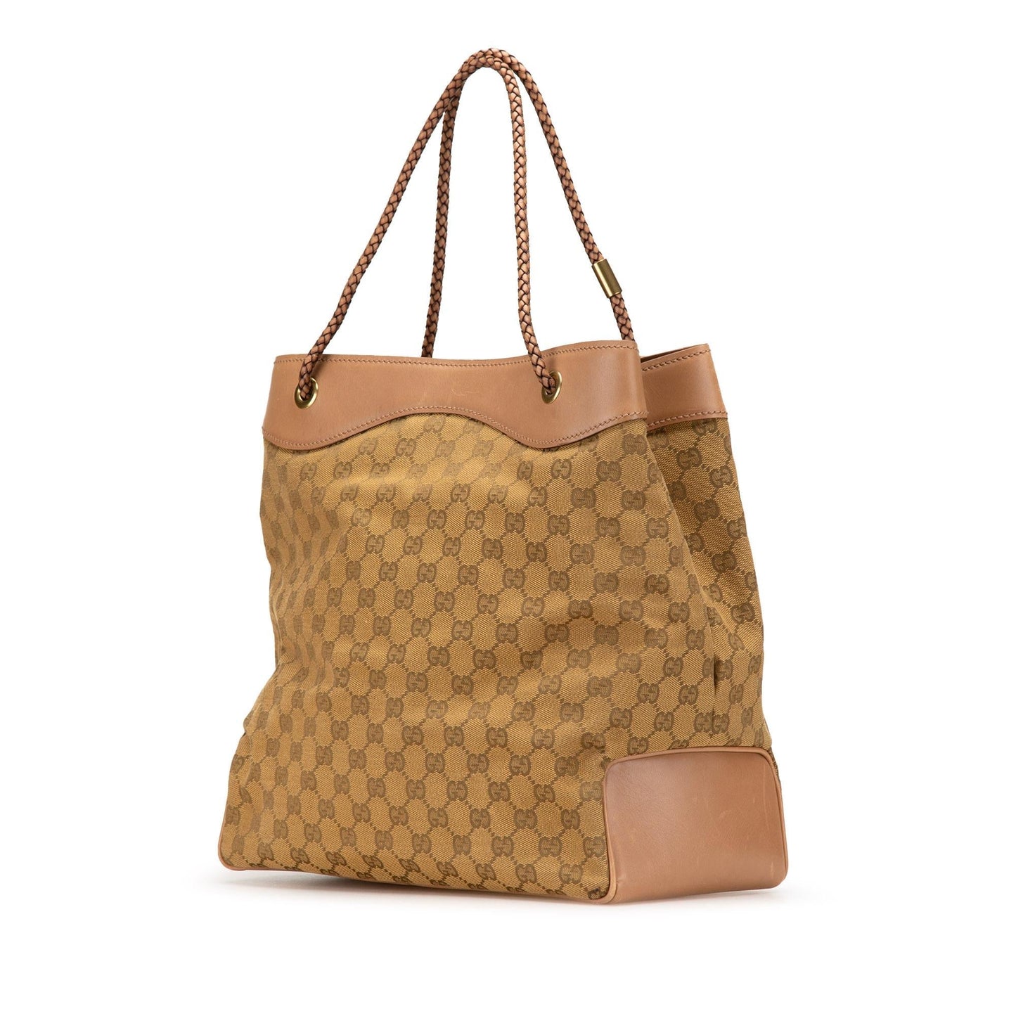 Gucci GG Gifford Canvas Calf Orange Tote Bag