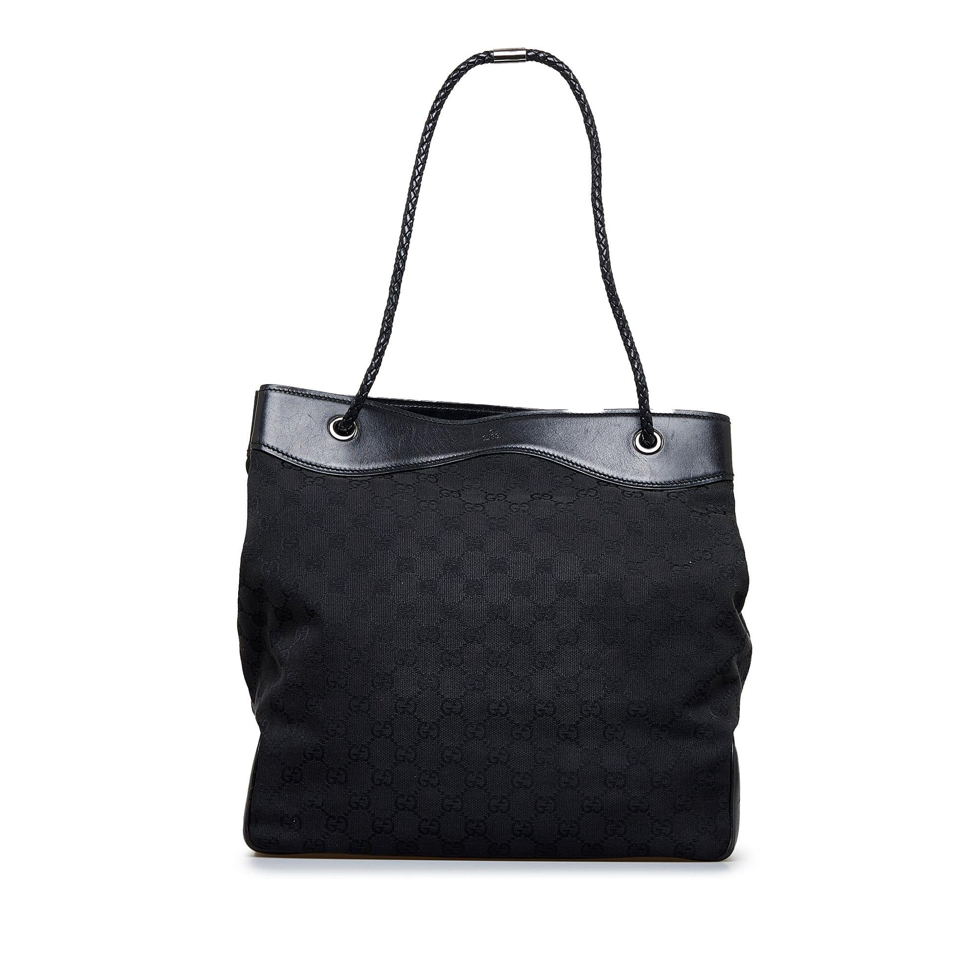 Gucci GG Gifford SHG-cm8Ed4 Canvas Black Tote Bag