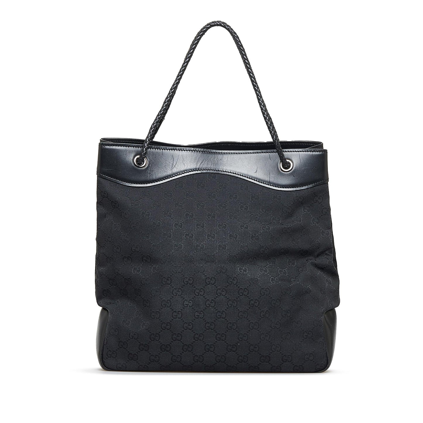 Gucci GG Gifford SHG-XhHe7C Canvas Calf Black Tote Bag