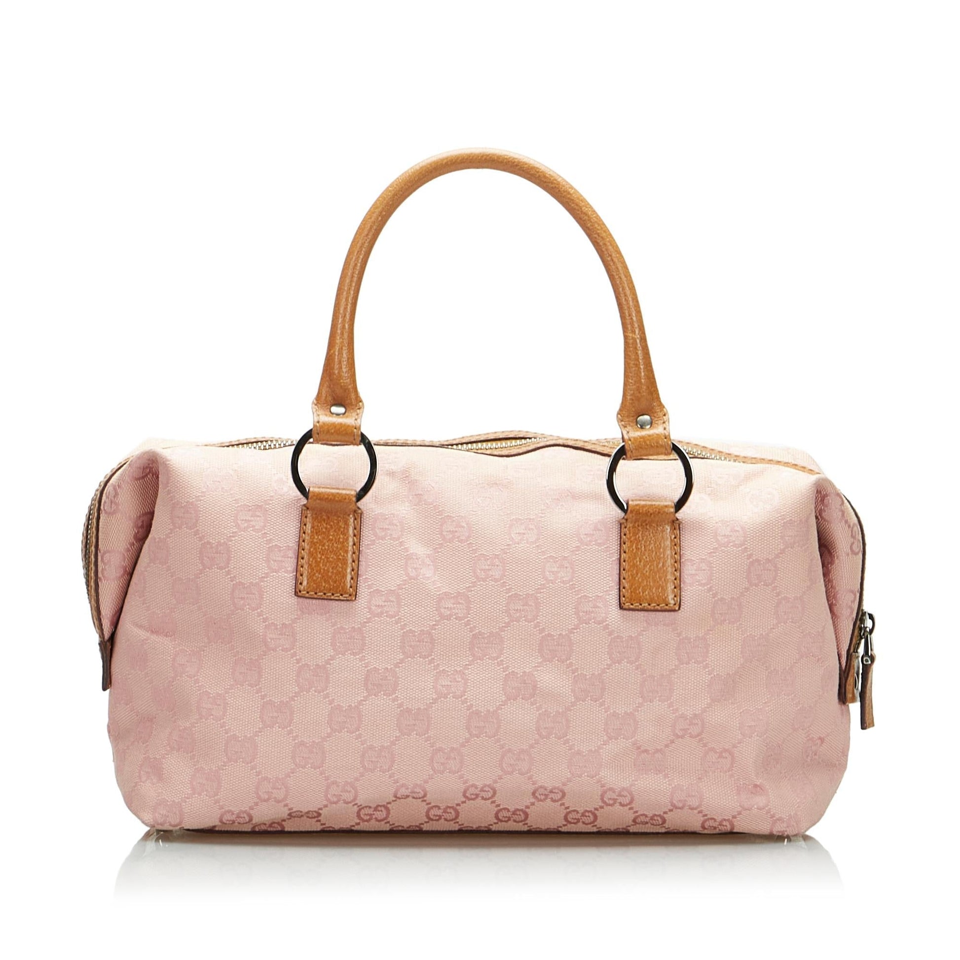 Gucci GG SHG-niBxXU Canvas Pink Satchel Bag