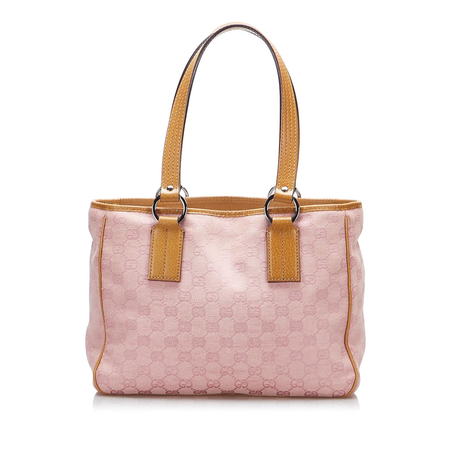 Gucci GG SHG-2J57W9 Canvas Pink Satchel Bag