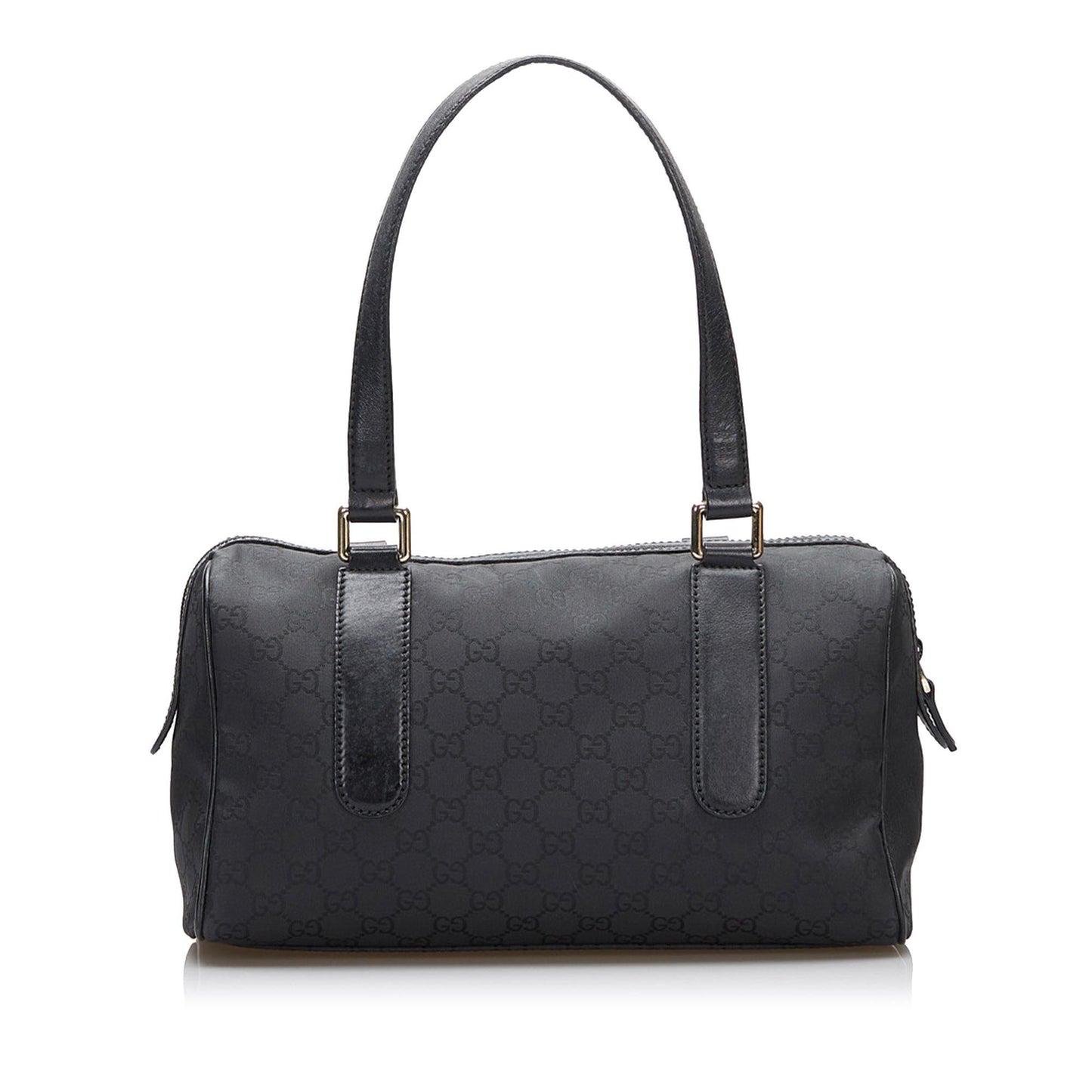 Gucci GG SHG-JhpaJH Canvas Black Satchel Bag