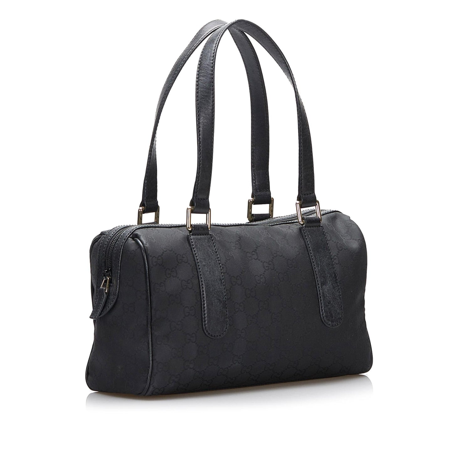 Gucci GG SHG-JhpaJH Canvas Black Satchel Bag
