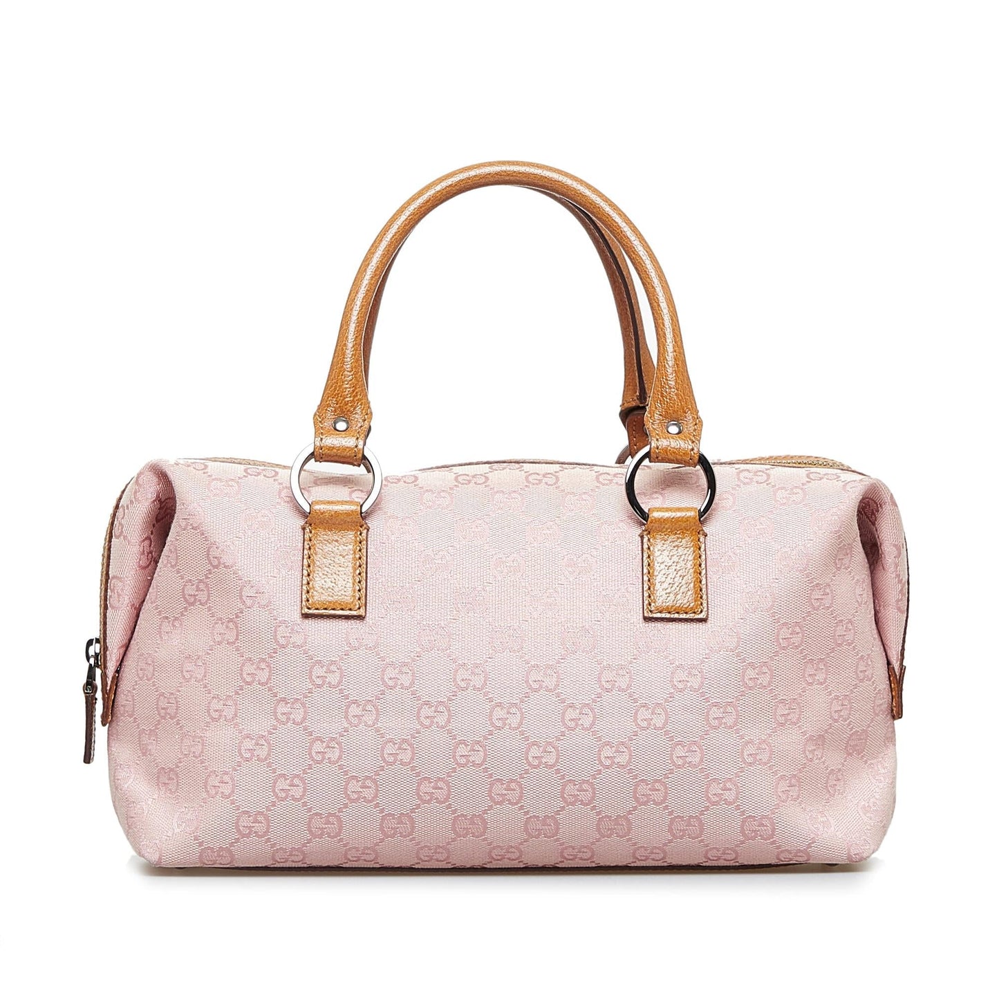 Gucci GG SHG-JdCurC Canvas Pink Satchel Bag