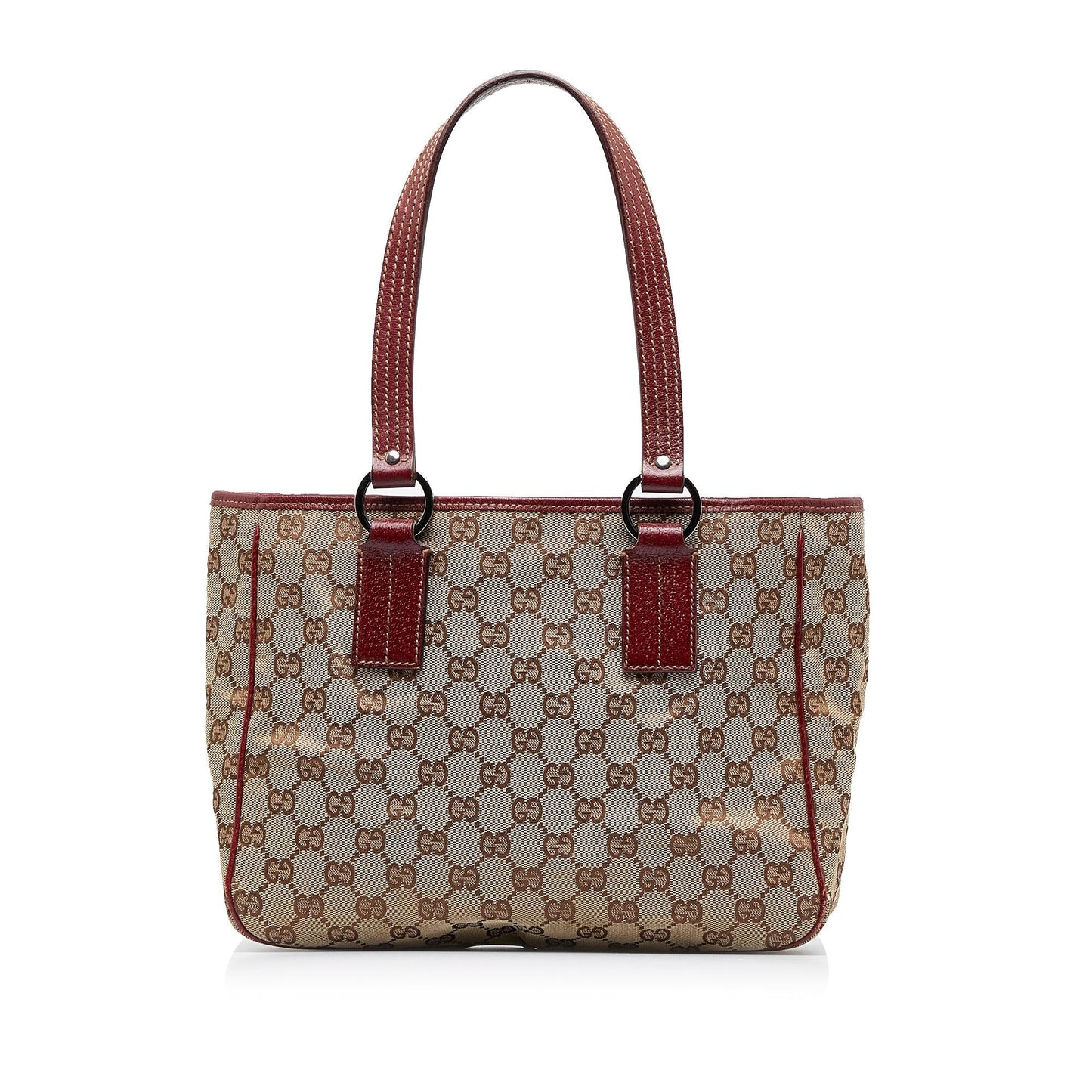 Gucci GG SHG-NeMEXz Canvas Brown Satchel Bag