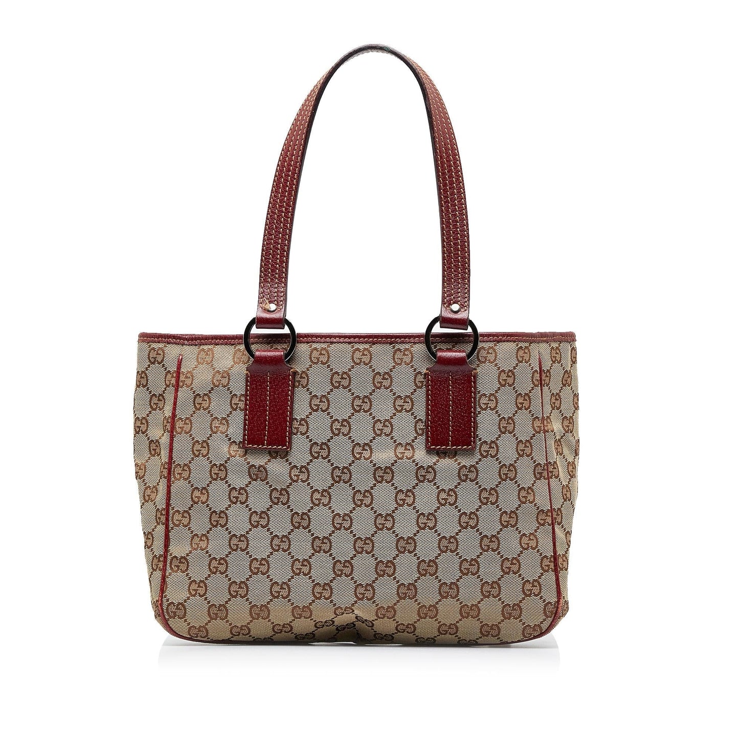 Gucci GG SHG-NeMEXz Canvas Brown Satchel Bag